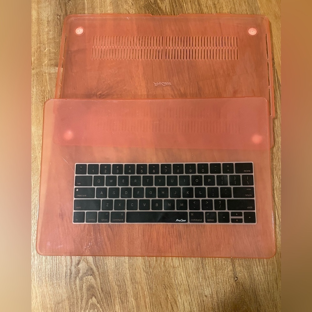 ProCase 2016-2019 pink MacBook Pro 15 Inch hard shell Case with keyboard cover‍‍